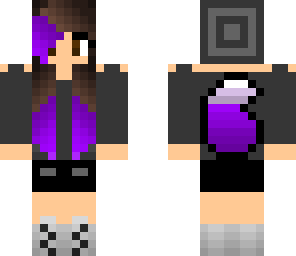 purple and brown hair