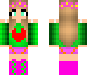 girl with green shirt