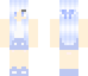 blue anime girl