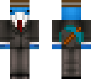 whale with pickaxe