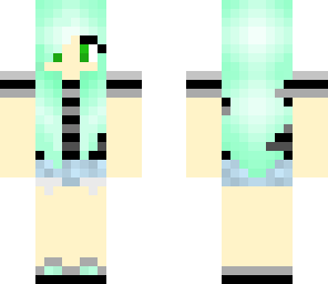 cute green girl