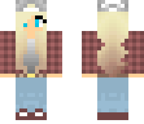 blonde autumn girl