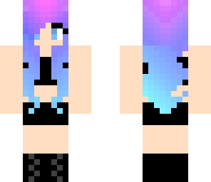 edgy pastel hair girl
