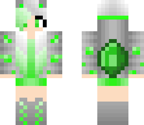 ombre emerald girl