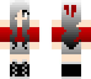 red and black girl