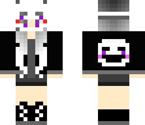 creepy puppet mask girl