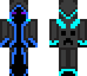 dark blue hooded creature
