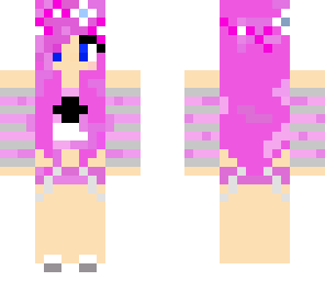 fixed pink flower girl
