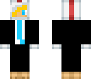 boy in tux and chicken suit