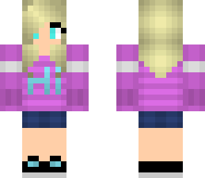 purple sweater edit