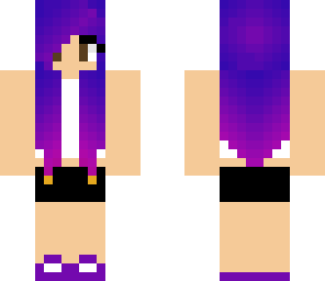 galaxy hair girl