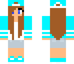 blue girl