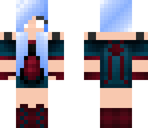 herobrine spidergirl blue hair