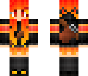 flame girl