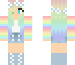 cute rainbow girl