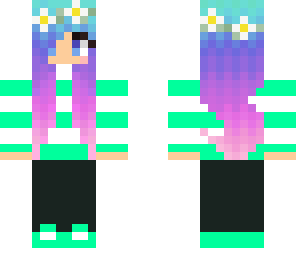 galaxy hair girl