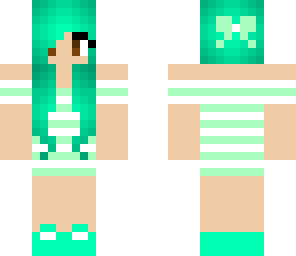 cute mint girl