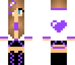 purple gamer girl
