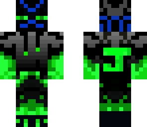 green blue enderman