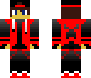 red hoodie boy