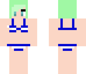 green hair girl