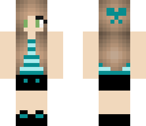 summer girl blue