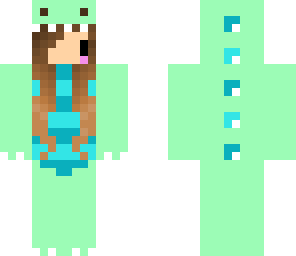 green un-rainbow remake of chibi blue rainbow dino