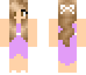 purple dress