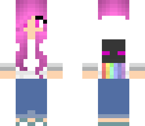 rainbow puking enderman