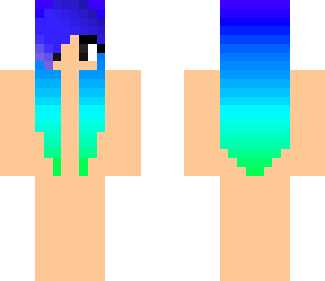 girl blue hair base