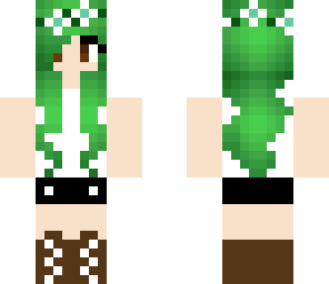 green hair