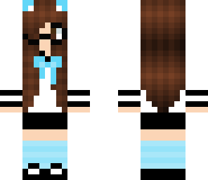 mustache school girl