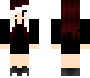 red and white hair edit