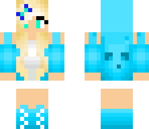 the blue girl
