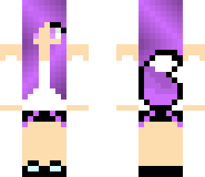 purple wolf girl