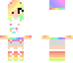 rainbow girl