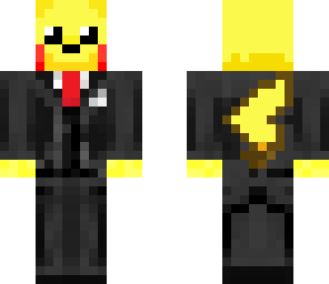 pikachu in suit