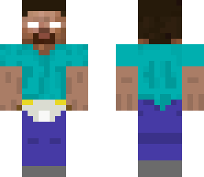 herobrine in a diaper