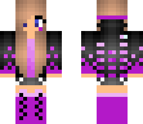 edited purple girl gamer