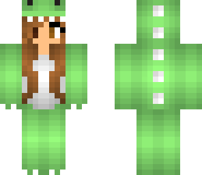 green dino girl
