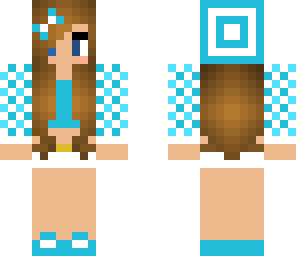 blue picnic girl