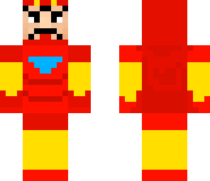 iron man with open helmet