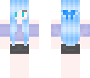 cute blue girl