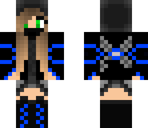 dark blue ninja girl