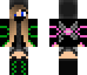 dark green ninja girl