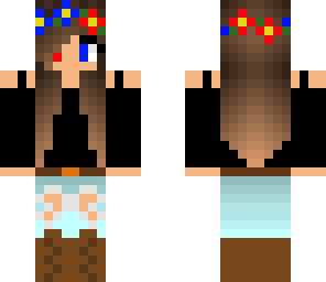 blue and red