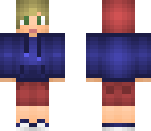 blue and red boy