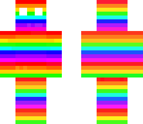 rainbow herobrine for boy