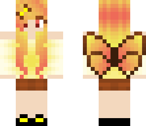 fire fairy girl idk