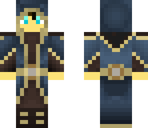 my mage boy with light blue eyes